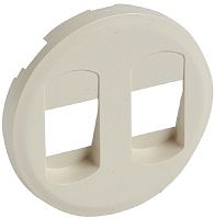 Лицевая панель Legrand Celiane для 2-м. розетки аудио слоновая кость  картинка